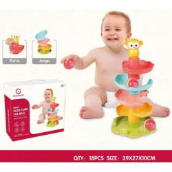 Spiralna Staza sa Lopticama – Edukativna Igra za Bebe